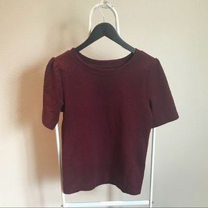 [BUNDLE ITEM] Ann Taylor Maroon Shirt